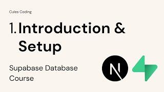 1. Setup Supabase Database with Nextjs 15 | Server Component | Server Action | React