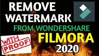 REMOVE WATERMARK FROM WONDERSHARE FILMORA 9 SOFTWARE / 100% WORKING WITH PROOF / LATEST 2020