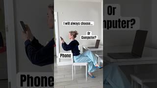 Phone or computer in 2025? #technology #twisted #multitasking #workingfromphone #phone #computer