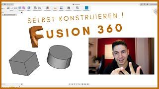 Fusion 360 (kostenlos) | konstruiere einfach deine eigenen 3D-Modelle! (Tutorial für Anfänger)