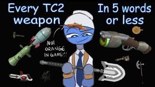 Every TC2 Weapon in 5 Words or less | Roblox Typical Colors 2