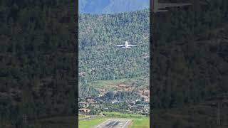 Airbus Takeoff at Paro: Battling Gusty Winds!