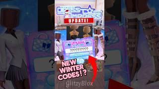 *NEW* LEAKED WINTER CODES?! | Dress To Impress WINTER Update Christmas CODES! #dti #dresstoimpress