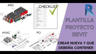 Cómo crear PLANTILLA PROYECTO en Revit y que debe contener | Lanzamiento Plantilla BIMdesign