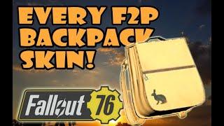 [Fallout 76] UPDATED: Every F2P Backpack Skin! (As of July 2024)