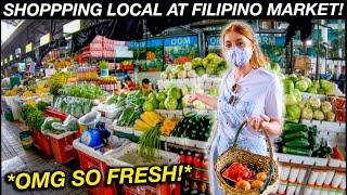 Doing our Grocery Shopping at Local Filipino Market! (Market Market BGC)