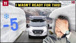 Terrifying Drive Through Norway’s Snow Walls!