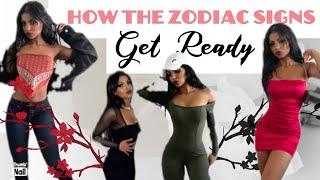 How the Zodiac Sun Signs Get Ready to Go Out | SKIT