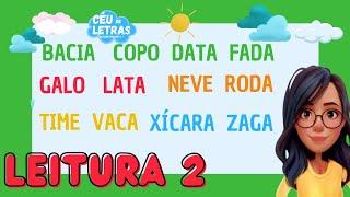 APRENDER A LER E SEPARAR AS SÍLABAS| Aula de leitura