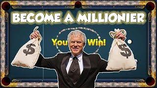 Risk Taking GamePlay - Taking All My Coins on Bet - Making 1 Million Coins in 8 Ball Pool - Miniclip