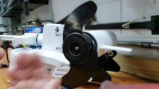 How to remove and replace propeller for Minn Kota Trolling motor