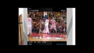 CB -AJ.Slaughter MVP de Cholet-LeMans (06-04-13)