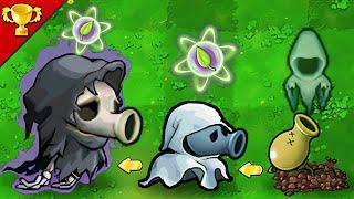 Plants vs Zombies Mods : Ghost Pea Use Full Power Plant Food ( pvz horror pak 2022 )