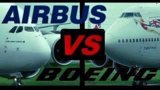 Boeing 747 "Jumbo Jet" vs. Airbus A380 "SuperJumbo" (Full HD1080p)