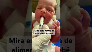 Cuando el pecho no esté disponible es recomendable usar jeringa para dar la leche ¿lo usarías?