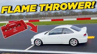 B16 Honda Civic Coupe - Track Test Chasing DC2 Type R!