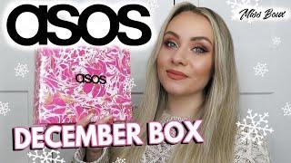 ASOS BEAUTY BOX DECEMBER 2021 UNBOXING - ASOS FACE & BODY BOX - FINAL BOX OF 2021 - MISS BOUX