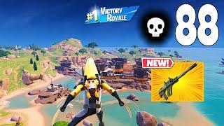 88 Elimination Solo Vs Squads "Zero Build" Gameplay Wins (Fortnite chapter 5)