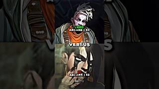 Ekko vs Vi - Ekko & Vi Edit || Devil eyes (sped up) #shorts #arcane #ekko #ekkoedit #vi