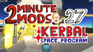 TweakScale, RealPlume, Engine Lighting, Menu Stabilizer - 2 Minute Mods - Kerbal Space Program 27