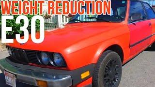 New 1984 E30 project car - The start of a BMW 325 track build - Custom race car modifications