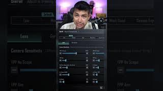 Try this sensitivity settings  #pubgmobile #bgmi #shorts