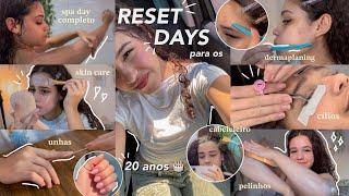 RESET DAYS para os 20 anos | spa day, cabeleleiro, unhas, cílios…