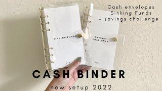 2022 Cash Binder Setup + Adding Savings Challenge Binder | Cash Envelope Budgeting