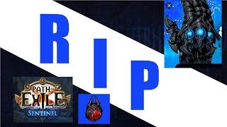 RIP in Sentinel Gauntlet Path of Exile 3.18 - 1061