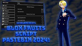 New Blox Fruits Script! | [PASTEBIN 2024!] | BEST Executors For Blox Fruits! Scripts 2024!