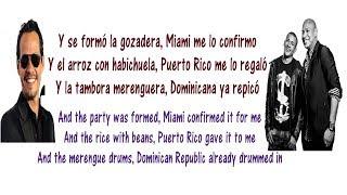 Gente de Zona - La Gozadera Lyrics English and Spanish ft  Marc Anthony - Translation & Meaning