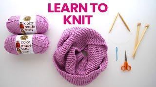 How to Knit a Scarf - no experience needed!