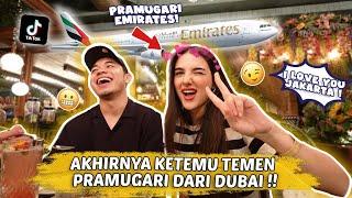 AKHIRNYA KETEMU TEMEN DARI DUBAI PRAMUGARI EMIRATES !!! - Ome.TV RealLife