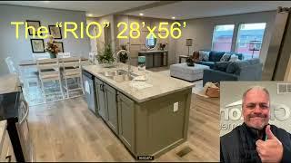 The RIO 28X56 Manufactured Home from Lewistown PA Open Floorplan Clayton Homes Frazeysburg Ohio