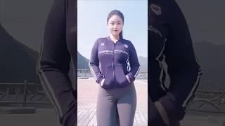 Beautiful chinese girl street fashion outfits style #chinesefashion #chinesegirl #fashion #shorts