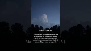Jesus is Coming in the clouds #nature #jesus #god