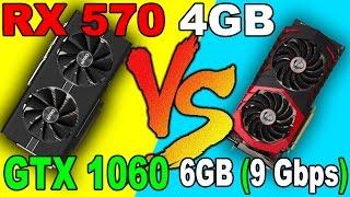 RX 570  VS  GTX 1060  (9Gbps)  | DX12  AND  DX11 | Comparison