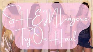 SHEIN Lingerie Try On Haul 2024 My Favorite Picks  | Sheer and transparent sets with thongs.