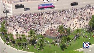 'No Kings' protests underway in Miami-Dade, Broward and Monroe counties