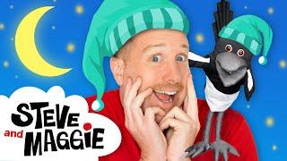 Steve and Maggie Bedtime Routine Funny Story for Kids | Goodnight and Sweet Dreams! | Wow English TV