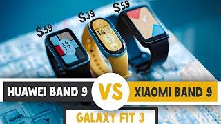 The BEST 2024 Fitness Tracker? Galaxy Fit 3 vs Mi Band 9 vs Huawei Band 9