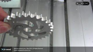 X6-2200L High Speed to Cutting a Aluminum Gear