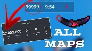 Speed Run, Tip and Tricks | All Bunny Hop Maps | Block Strike