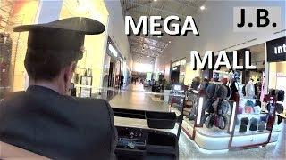 Driving shopping in Mega Mall Moscow