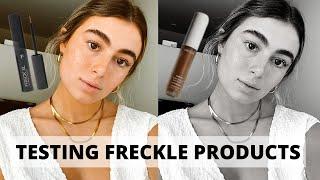 TESTING POPULAR FAUX FRECKLE PRODUCTS | FRECK OG AND PSEUDO LABS