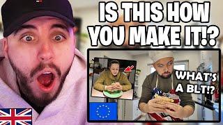 Brit Reacts to European Tried American Bacon in a BLT, and His Wife Was Speechless!