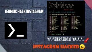 Instagram Hacked | Hack anyone instagram by zphisher tool | 100 percent real