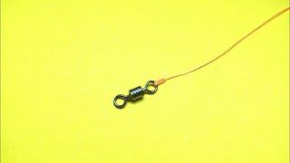 Лучший рыболовный узел offshore swivel knot. Как привязать вертлюжок к леске. Самоделки для рыбалки