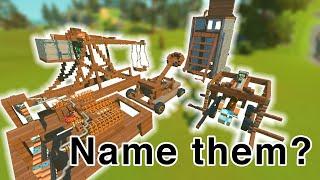 Making Medieval Siege Weapons | Scrap Mechanic