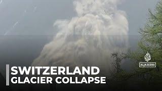 Swiss village flattened after glacier collapse triggers deadly rockslide